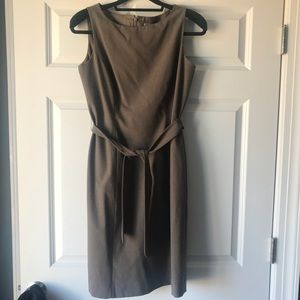 Tahari belted sheath dress